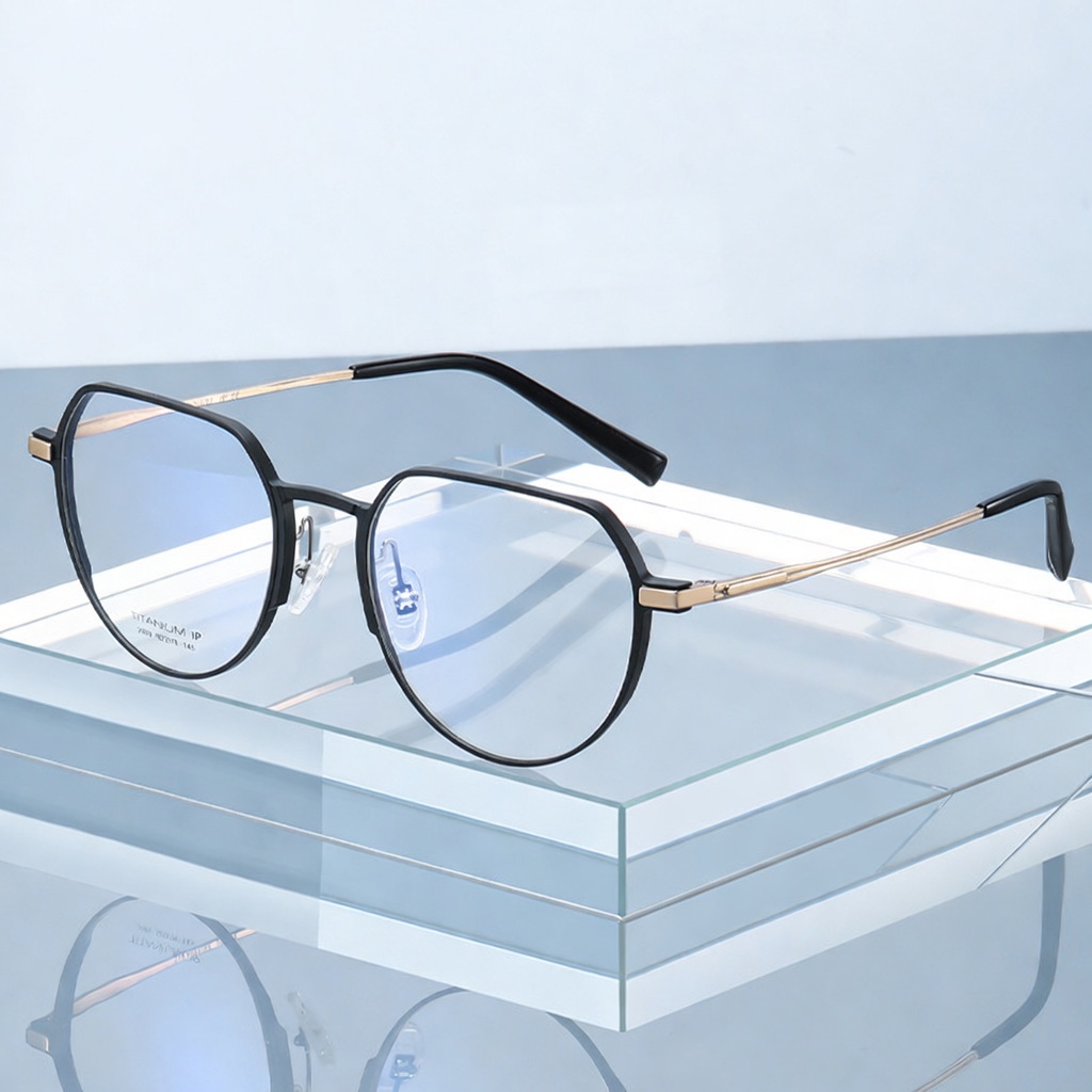 Eyeao Round Pure titanium Optical frames YJ2009