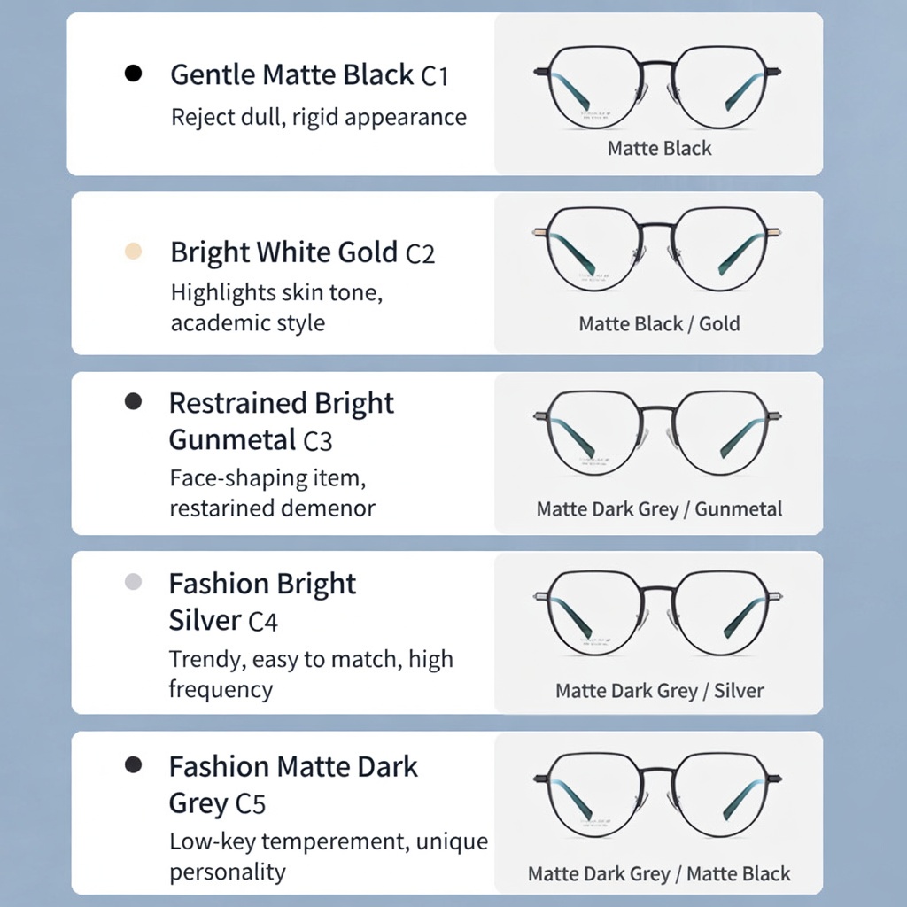 Eyeao Round Pure titanium Optical frames YJ2009