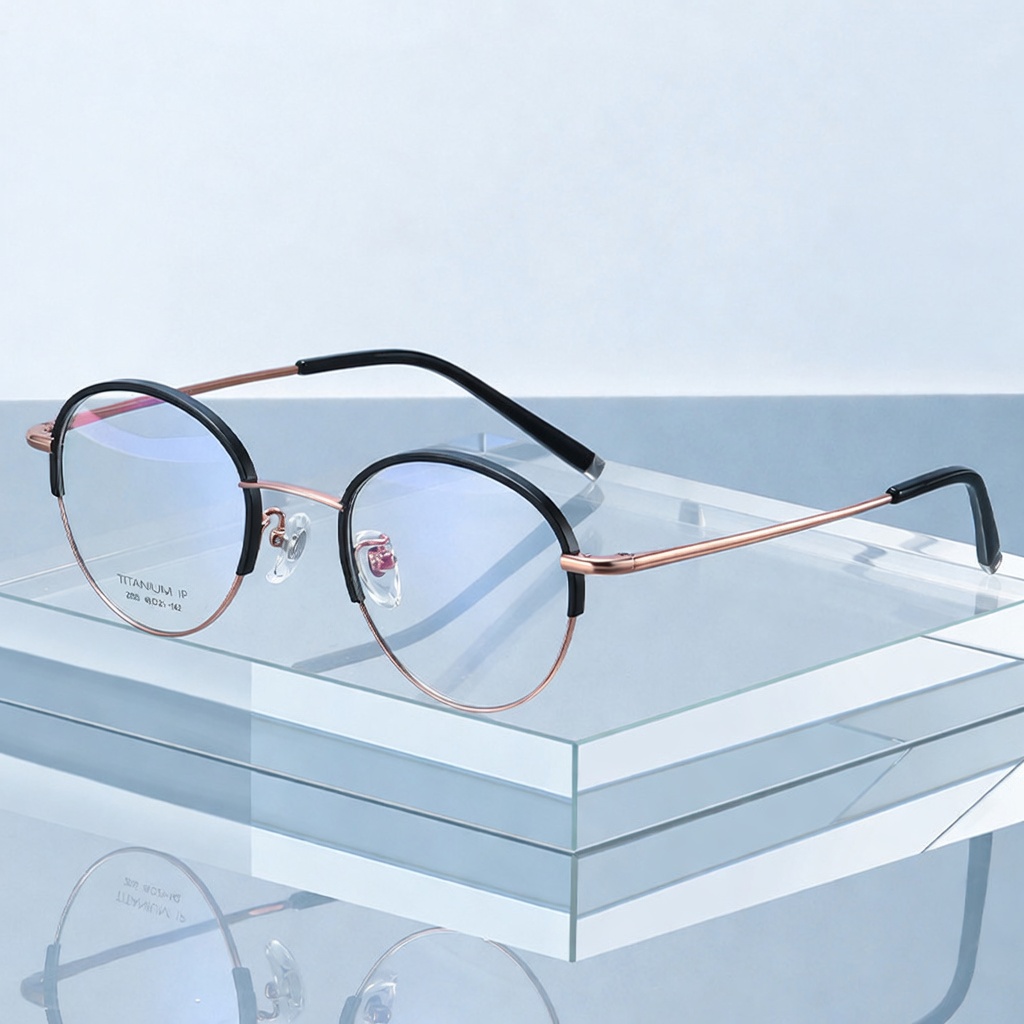 Eyeao Round Pure titanium Optical frames YJ2035