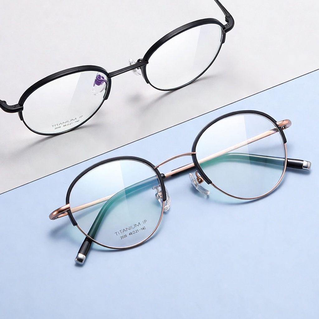 Eyeao Round Pure titanium Optical frames YJ2035