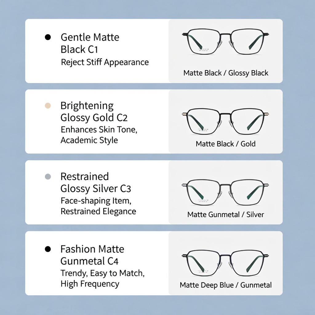 Eyeao Square Pure titanium Optical frames YJ2011