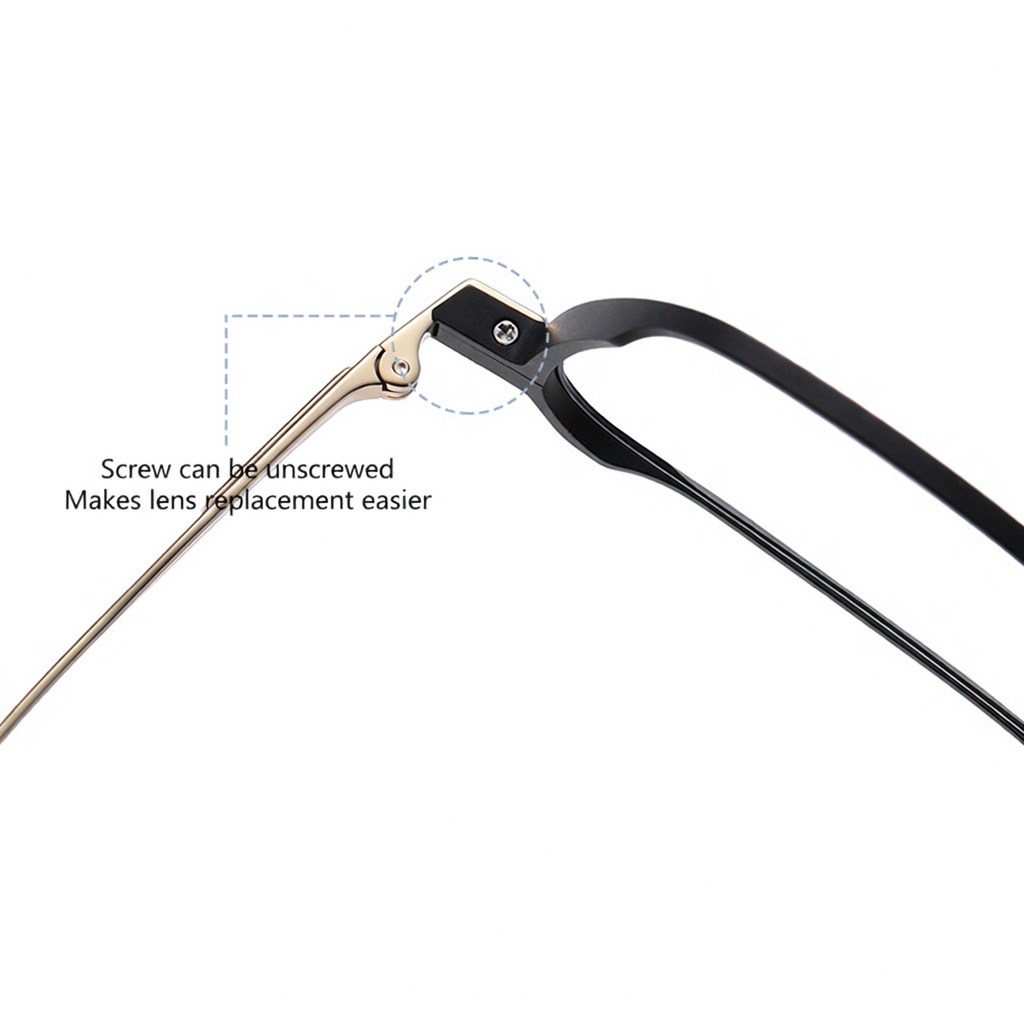 Eyeao Square Pure titanium Optical frames YJ2011