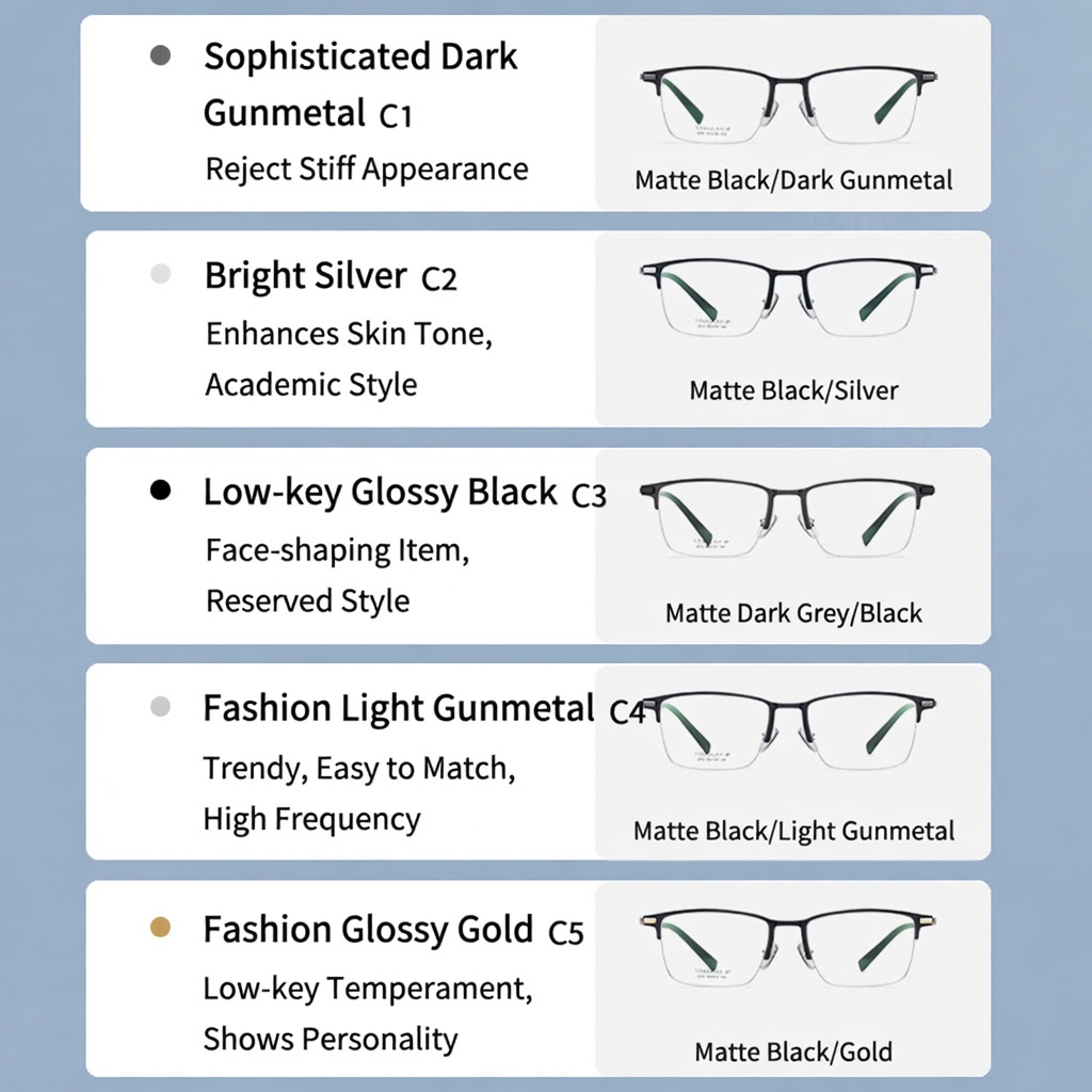 Eyeao Pure titanium Optical frames YJ2012