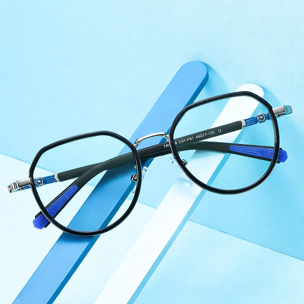 Eyeao Round Blue light blocking Optical frames TR5126