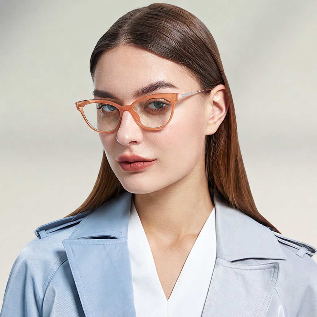Eyeao Cat eye TR90 Blue light blocking Optical frames J836