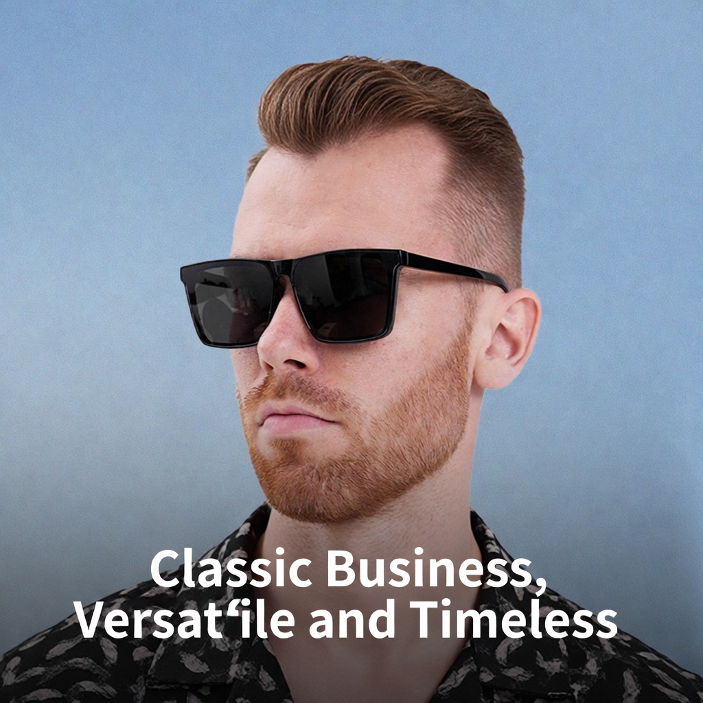 Eyeao Square Polarized UV400 Sunglasses