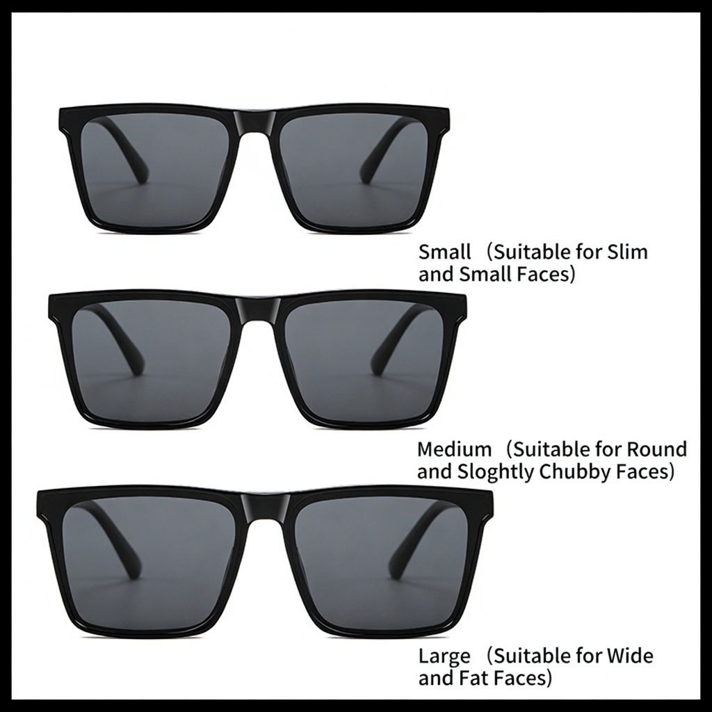 Eyeao Square Polarized UV400 Sunglasses