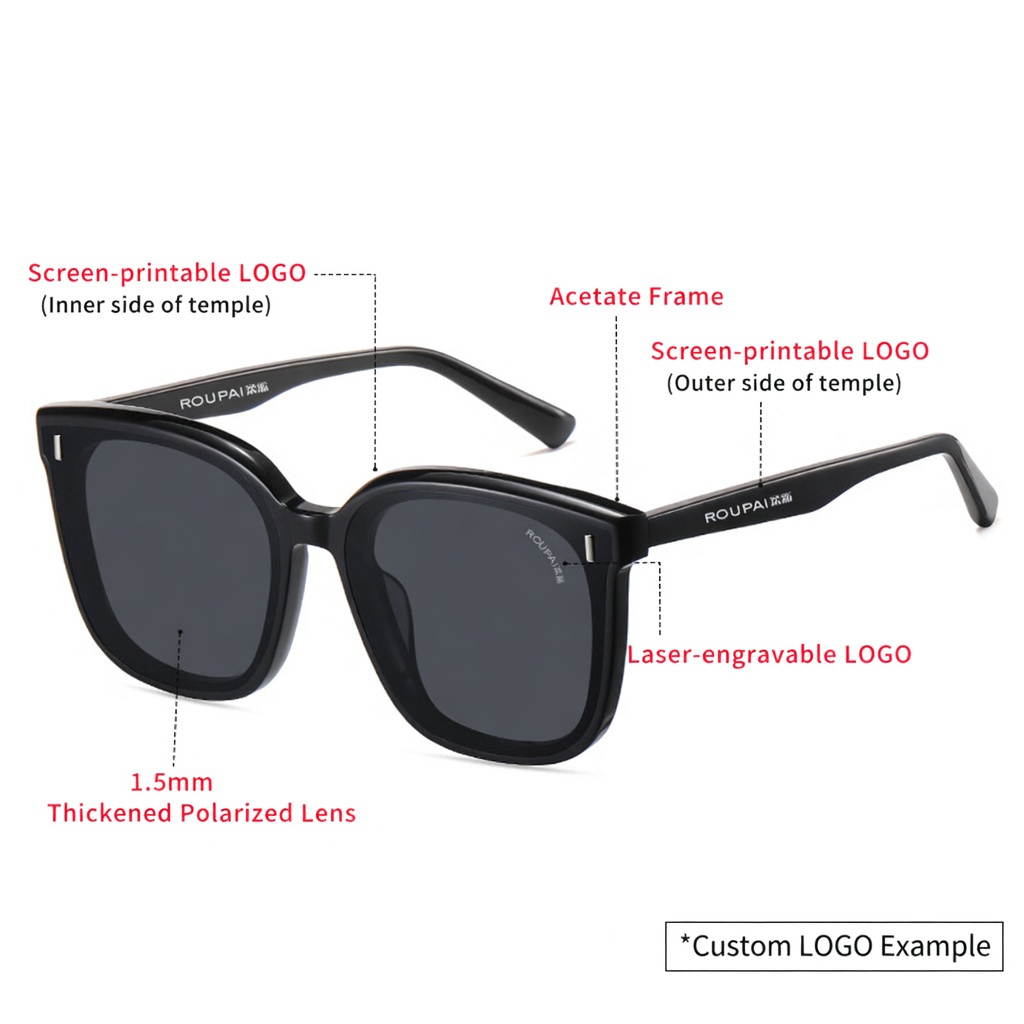 Eyeao Acetate Polarized Sunglasses PS6605