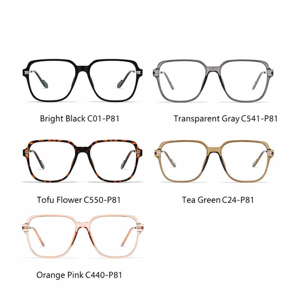 Eyeao Square Blue light blocking Optical frames TJ831
