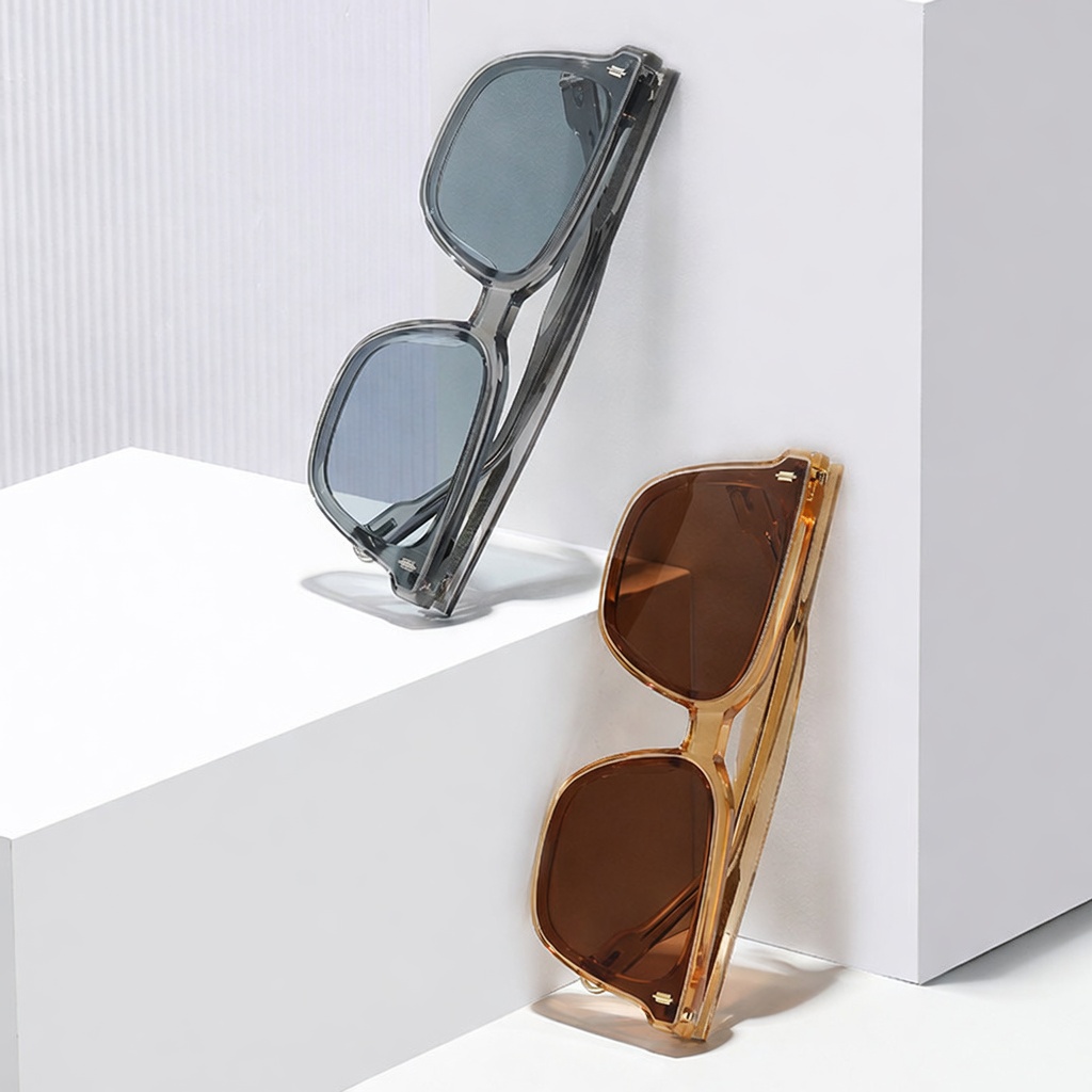 Eyeao Square Acetate Polarized Sunglasses