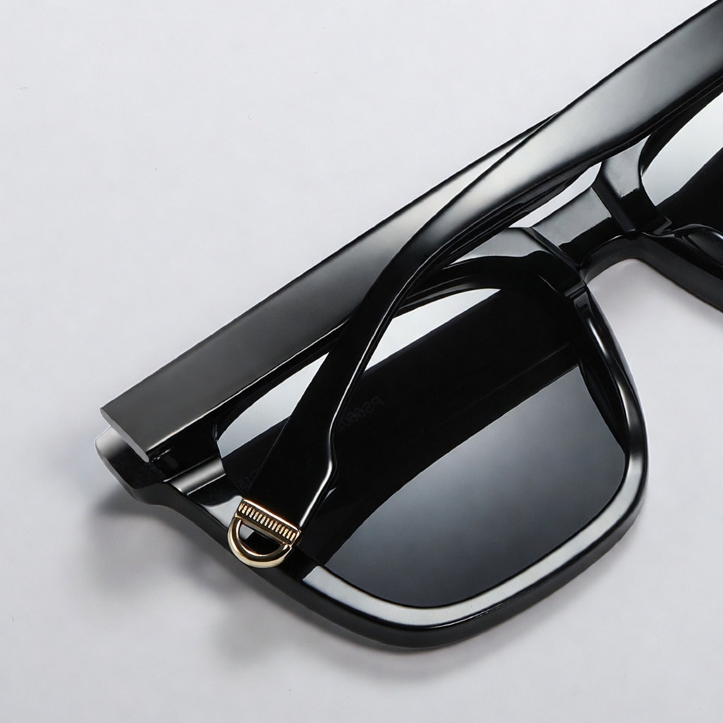 Eyeao Square Acetate Polarized Sunglasses