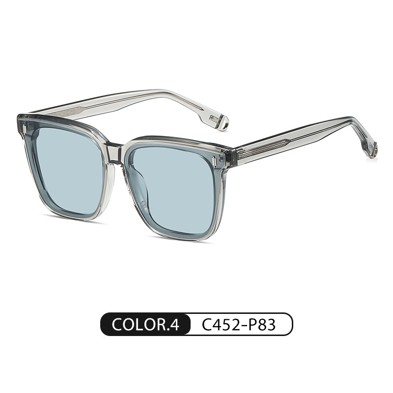 Eyeao Square Acetate Polarized Sunglasses