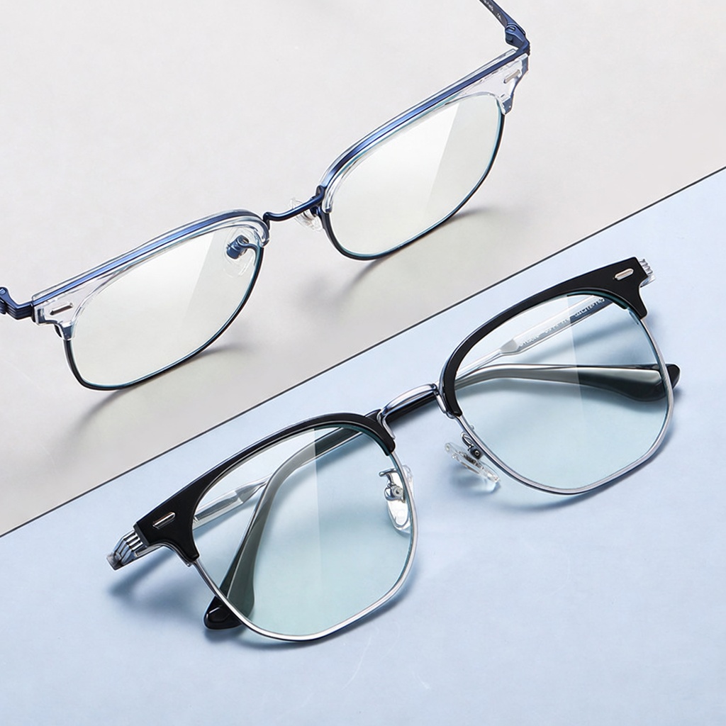 Eyeao Square Pure titanium Blue light blocking Optical frames ST6205