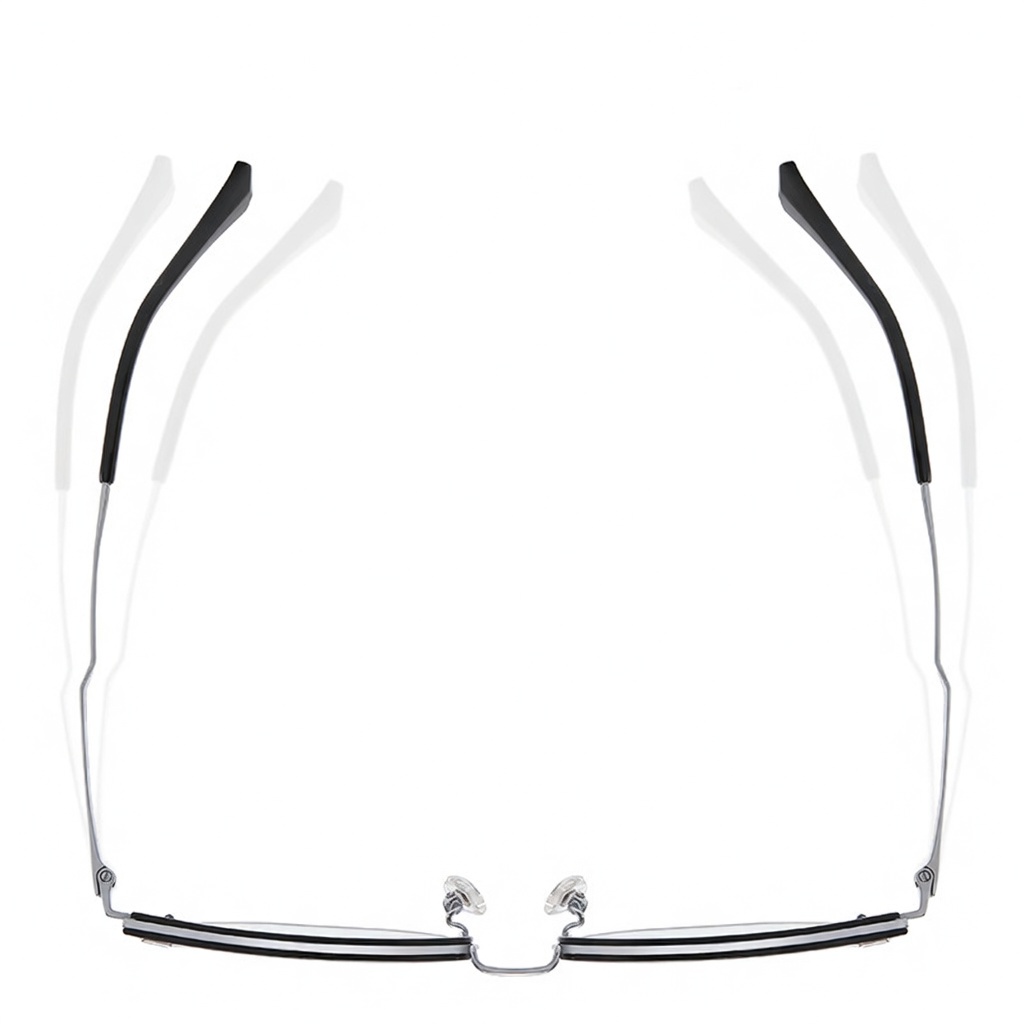 Eyeao Square Pure titanium Blue light blocking Optical frames ST6205