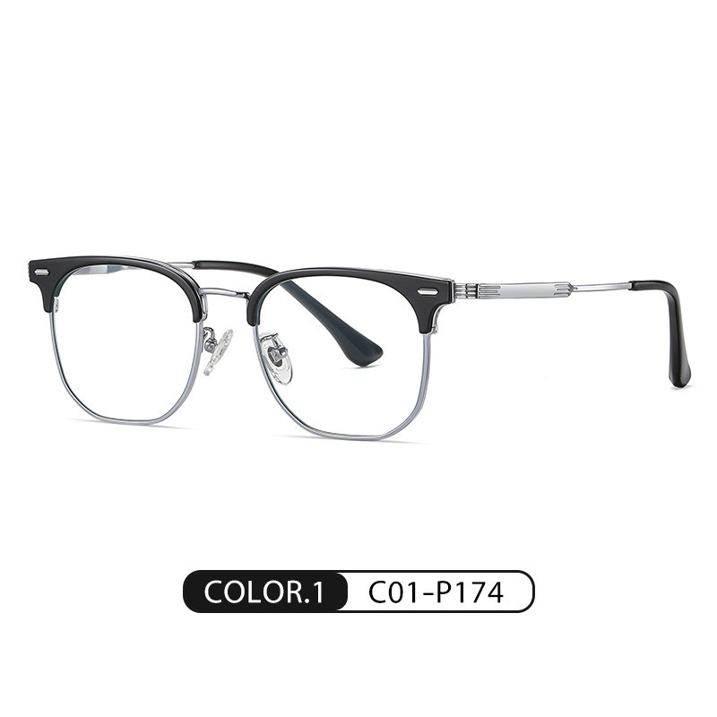 Eyeao Square Pure titanium Blue light blocking Optical frames ST6205