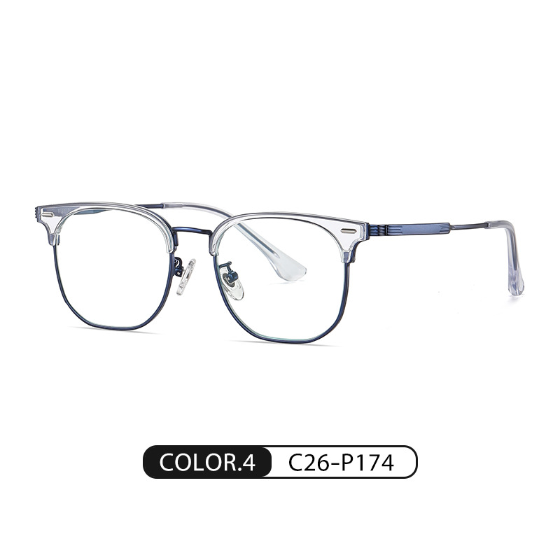 Eyeao Square Pure titanium Blue light blocking Optical frames ST6205