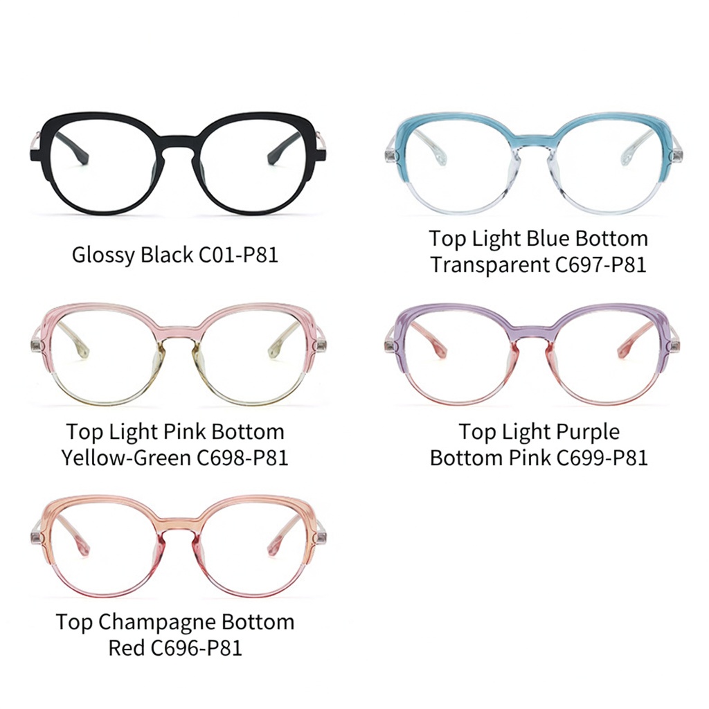 Eyeao Cat eye Blue light blocking Optical frames TJ872
