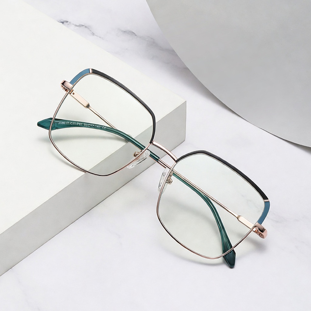 Eyeao Metal Blue light blocking Optical frames JS8617