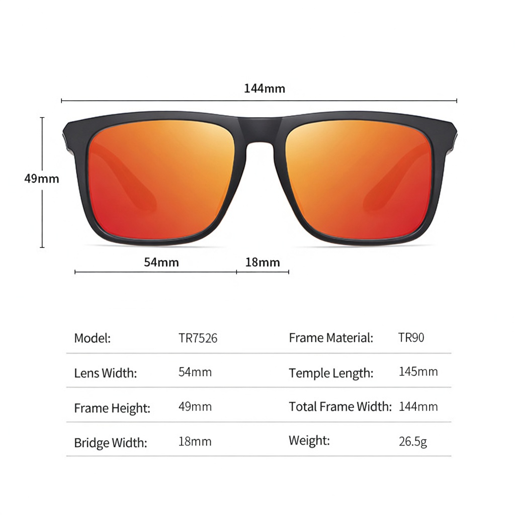 Eyeao Polarized Sunglasses TR7526