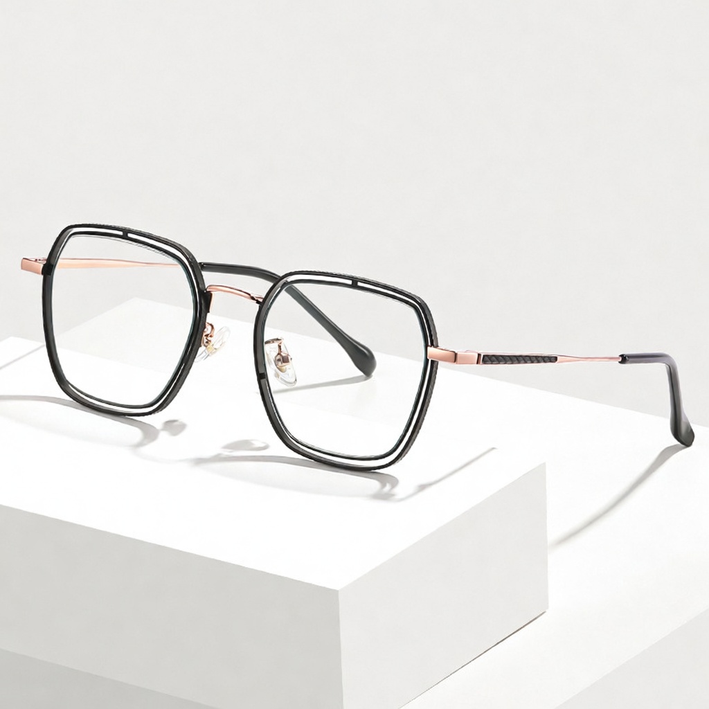 Eyeao Metal Blue light blocking Optical frames JS8601