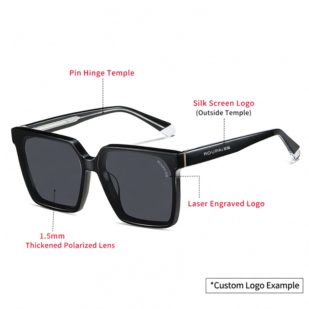Eyeao Acetate Polarized Sunglasses PS6607