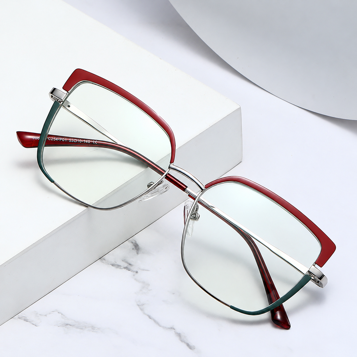 Eyeao Metal Blue light blocking Optical frames JS8625