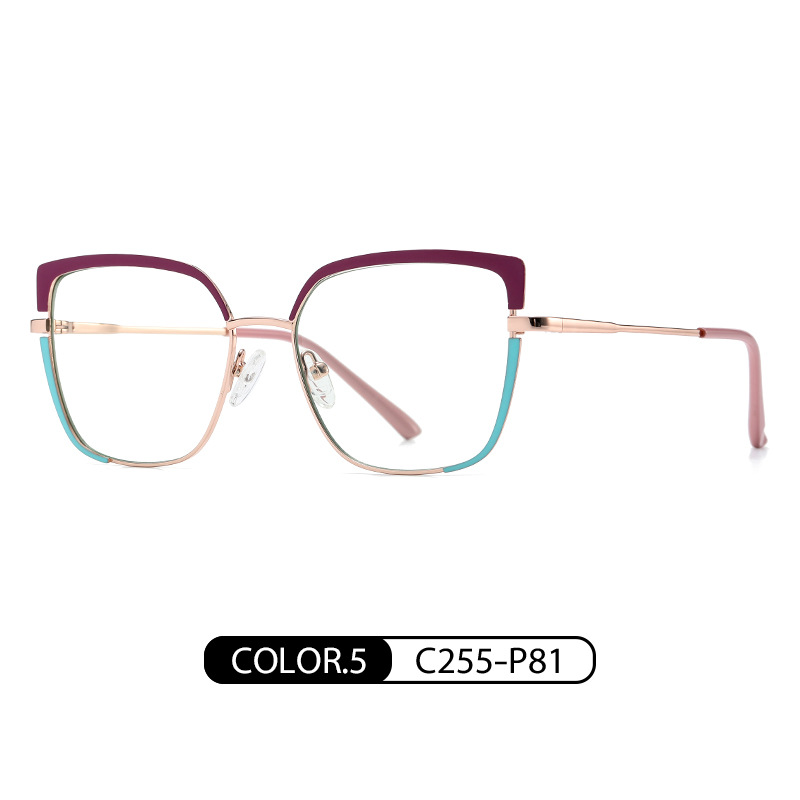 Eyeao Metal Blue light blocking Optical frames JS8625