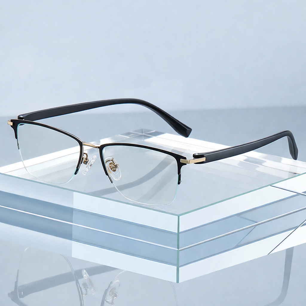 Eyeao Pure titanium Blue light blocking Optical frames ST6212