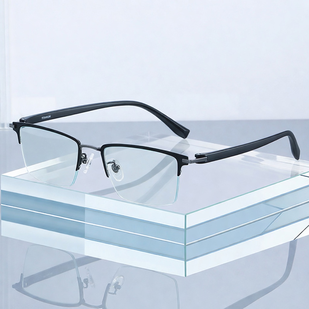 Eyeao Pure titanium Blue light blocking Optical frames ST6213