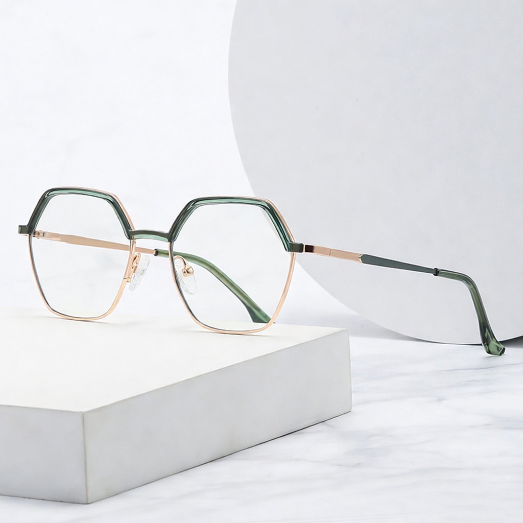 Eyeao Polygon Blue light blocking Optical frames TB3202