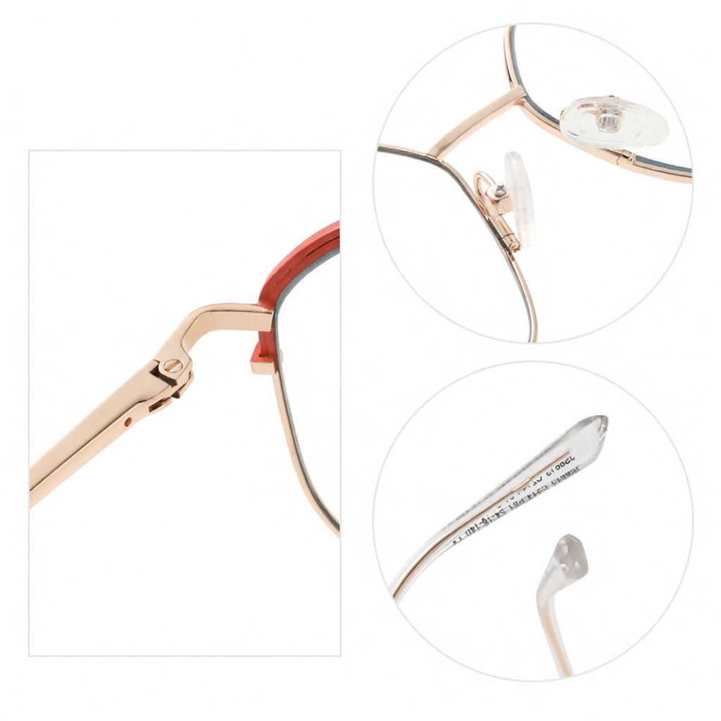 Eyeao Metal Blue light blocking Optical frames JS8613