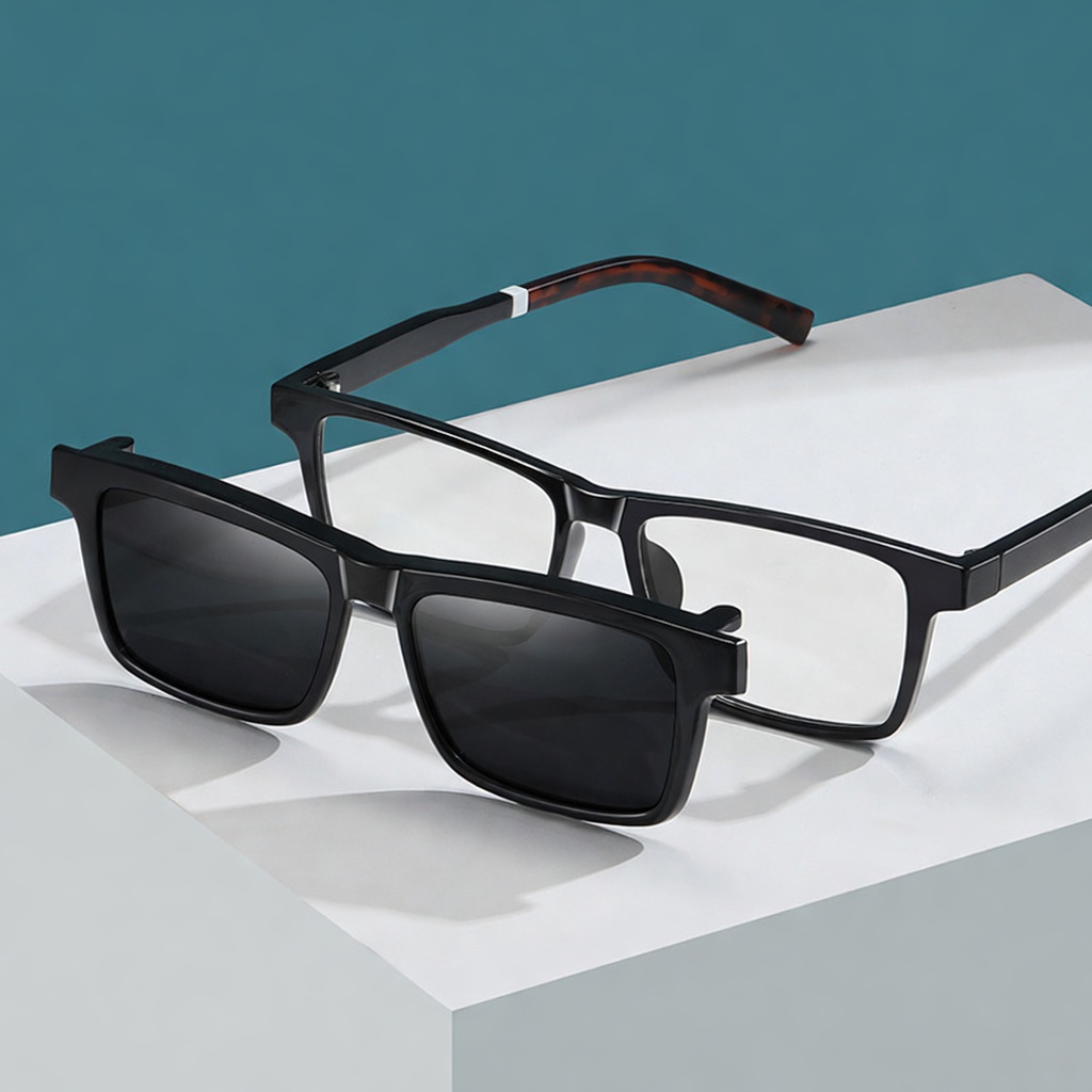 Eyeao Square TR90 Polarized Sunglasses CG7703