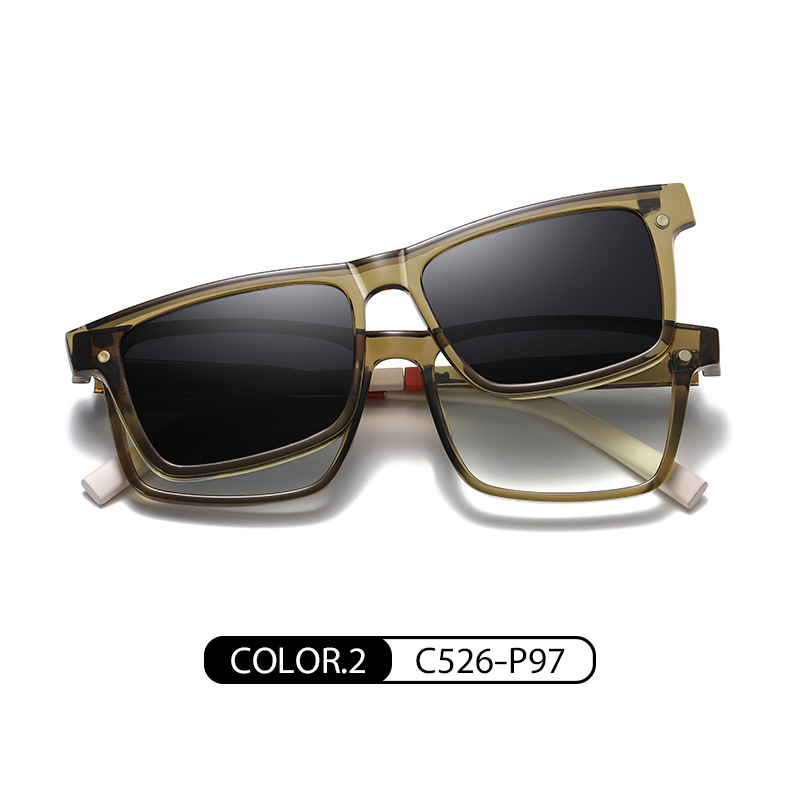 Eyeao Square TR90 Polarized Sunglasses CG7703
