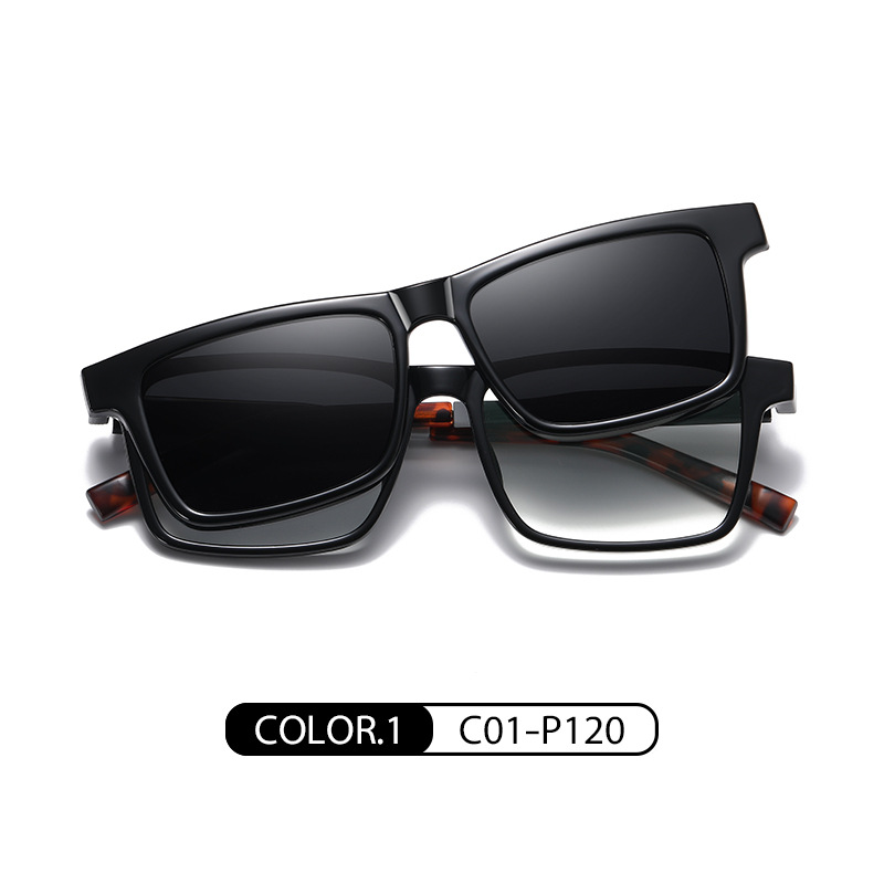 Eyeao Square TR90 Polarized Sunglasses CG7703