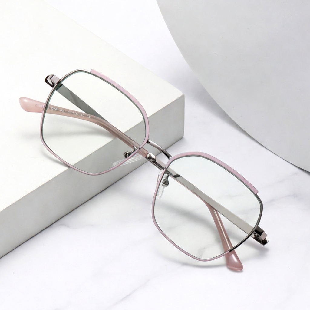 Eyeao Metal Blue light blocking Optical frames JS8636