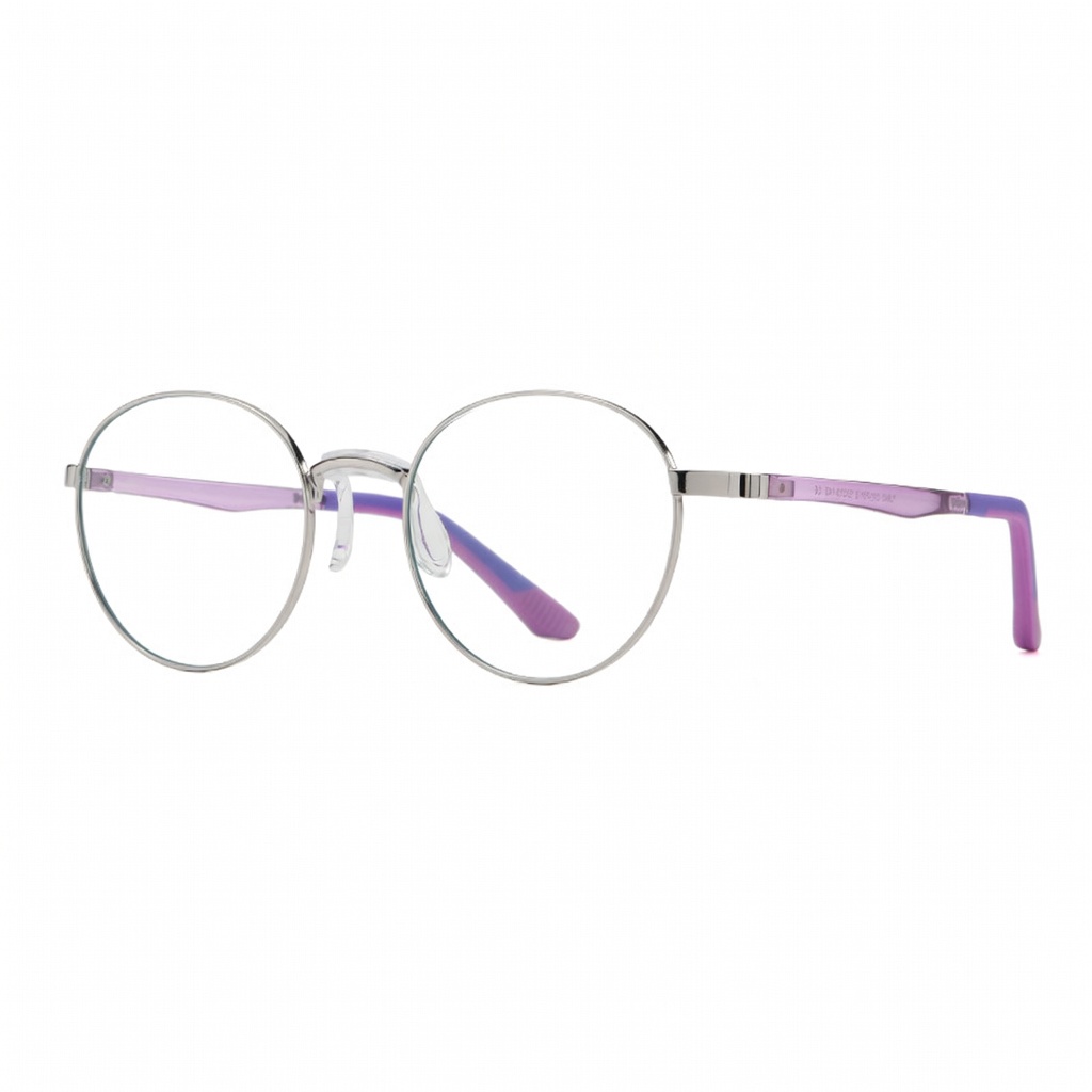 Eyeao Oval Silica gel Blue light blocking Optical frames TJ842