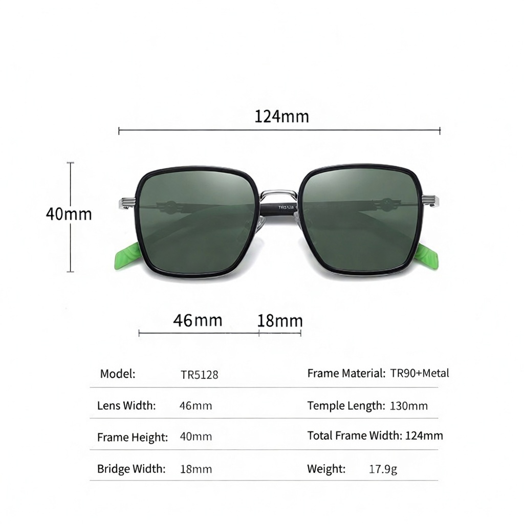 Eyeao Polarized Sunglasses TR5128