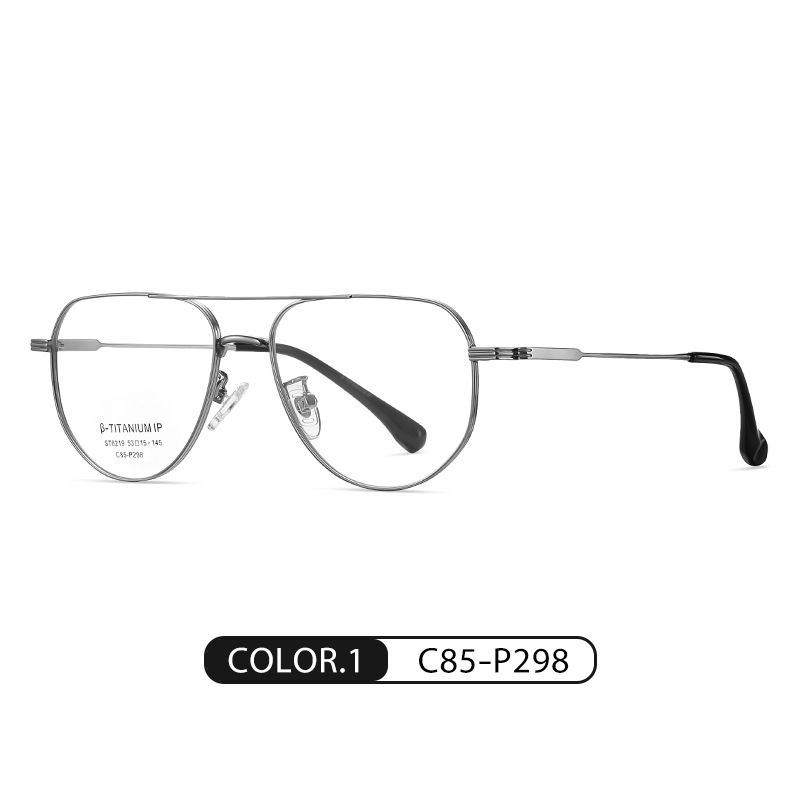 Eyeao Aviator Pure titanium Blue light blocking Optical frames ST6219