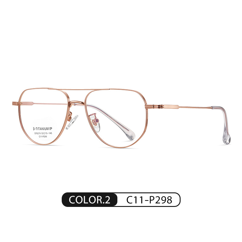 Eyeao Aviator Pure titanium Blue light blocking Optical frames ST6219