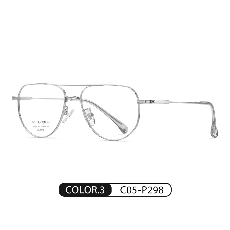Eyeao Aviator Pure titanium Blue light blocking Optical frames ST6219