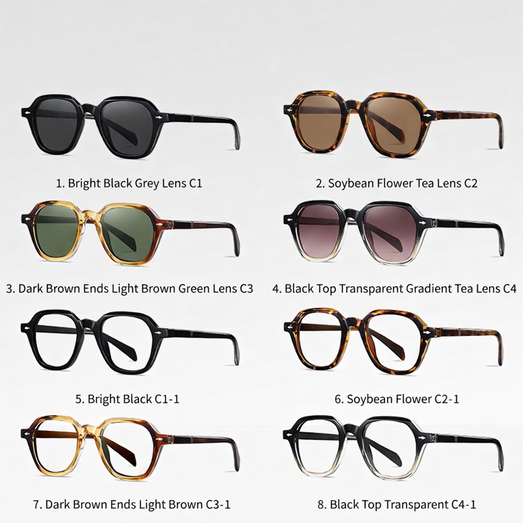 Eyeao Acetate UV400 Blue light blocking Sunglasses S31103