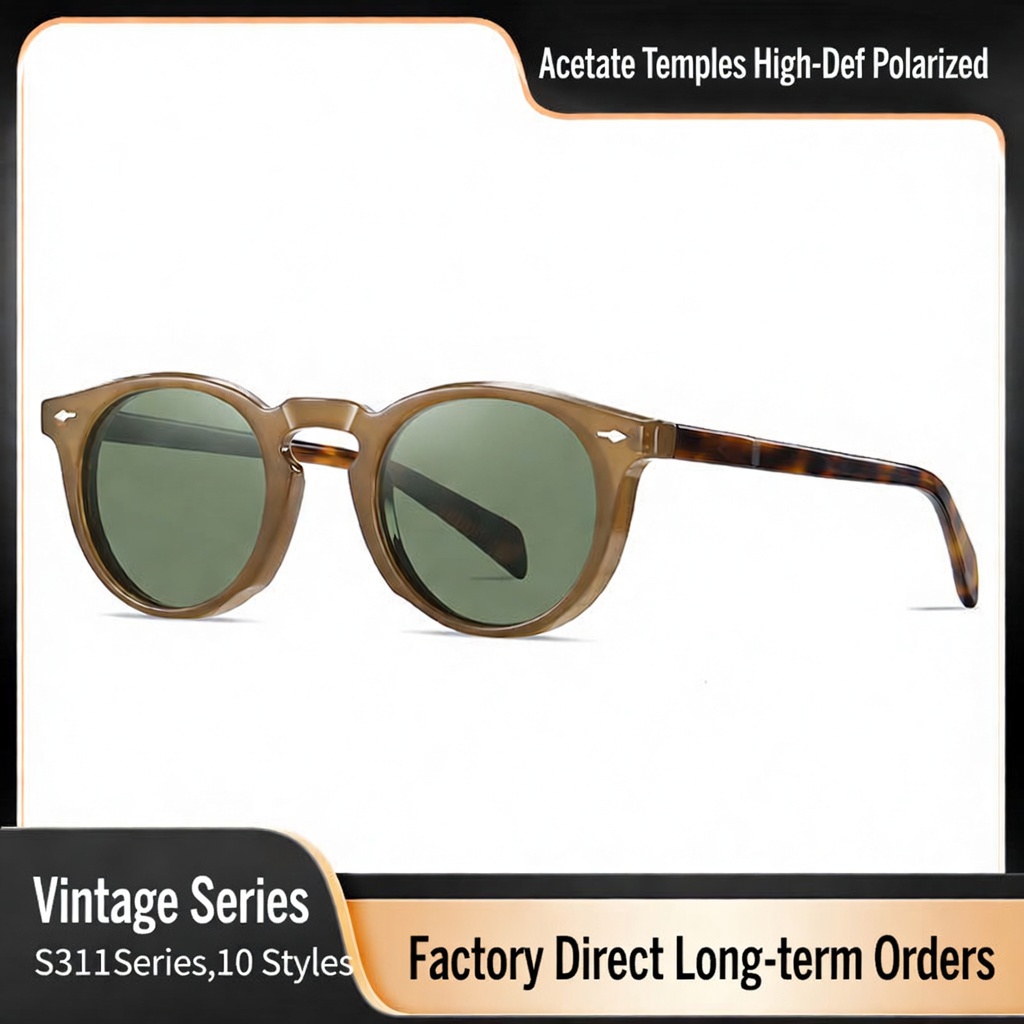 Eyeao Acetate Polarized UV400 Blue light blocking Sunglasses S31102