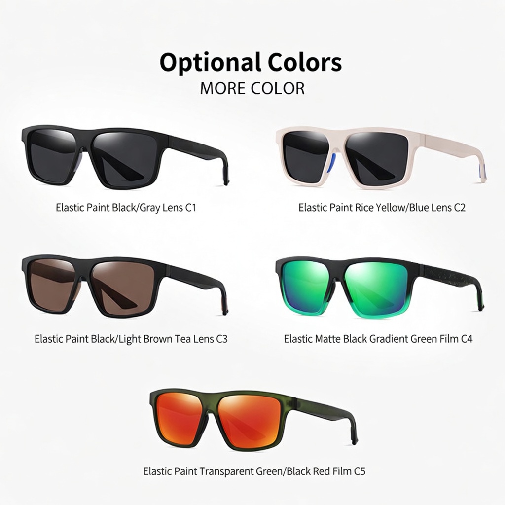 Eyeao Square Polarized Sunglasses S11109