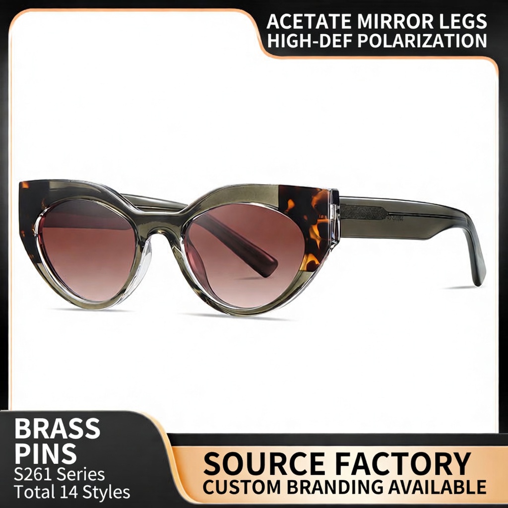 Eyeao Acetate Blue light blocking Polarized Sunglasses S26105