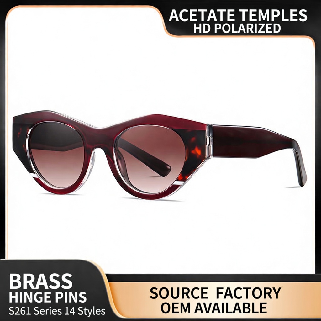 Eyeao Acetate Polarized Blue light blocking Sunglasses S26104