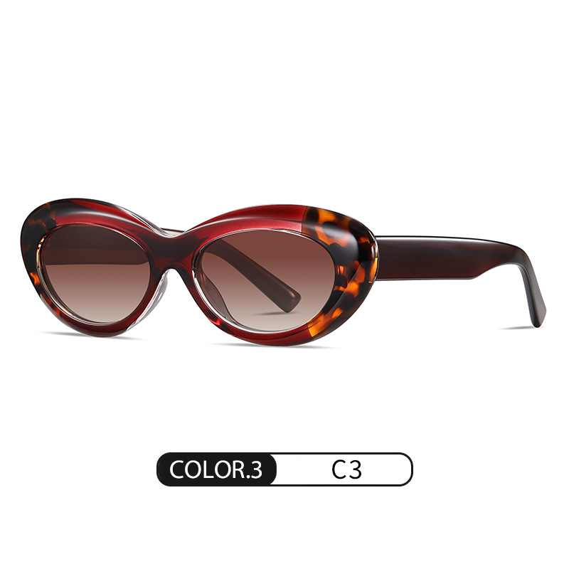 Eyeao Cat eye Acetate Polarized Blue light blocking Sunglasses S26102