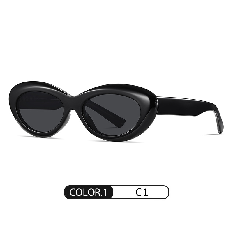 Eyeao Cat eye Acetate Polarized Blue light blocking Sunglasses S26102