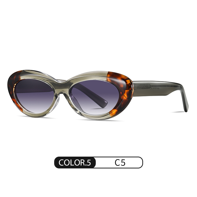 Eyeao Cat eye Acetate Polarized Blue light blocking Sunglasses S26102