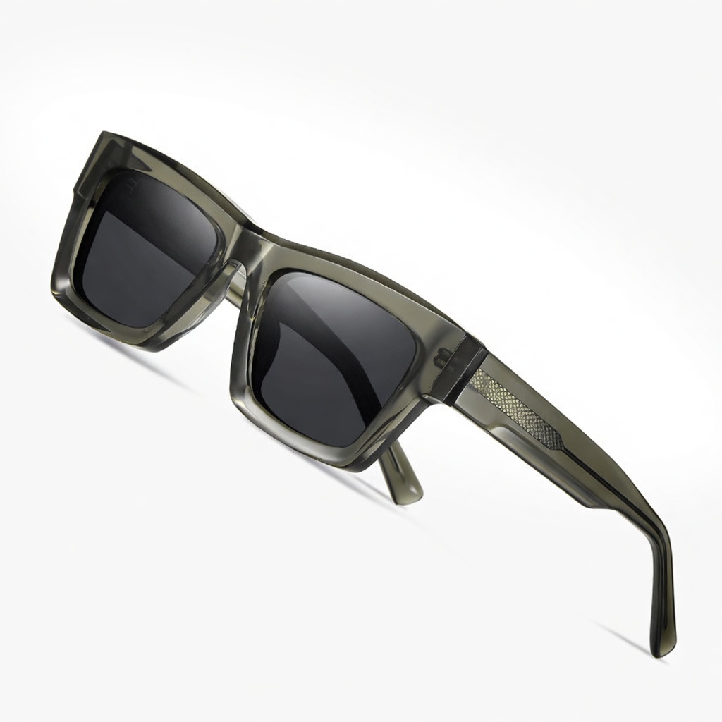 Eyeao Square Acetate UV400 Polarized Sunglasses S32110
