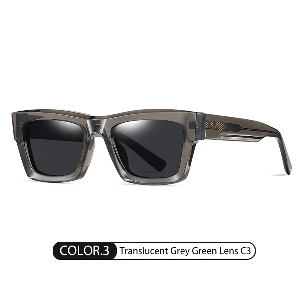 Eyeao Square Acetate UV400 Polarized Sunglasses S32110